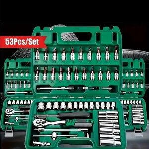 53-Piece Green Tool Set